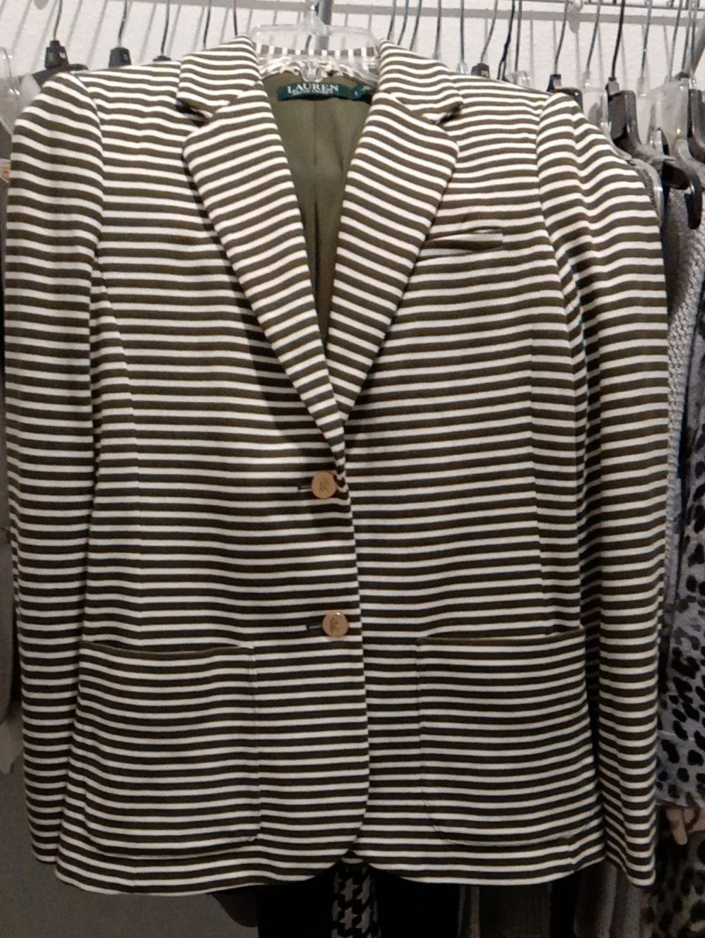 Lauren Ralph Lauren Striped Blazer - Picture 1 of 4